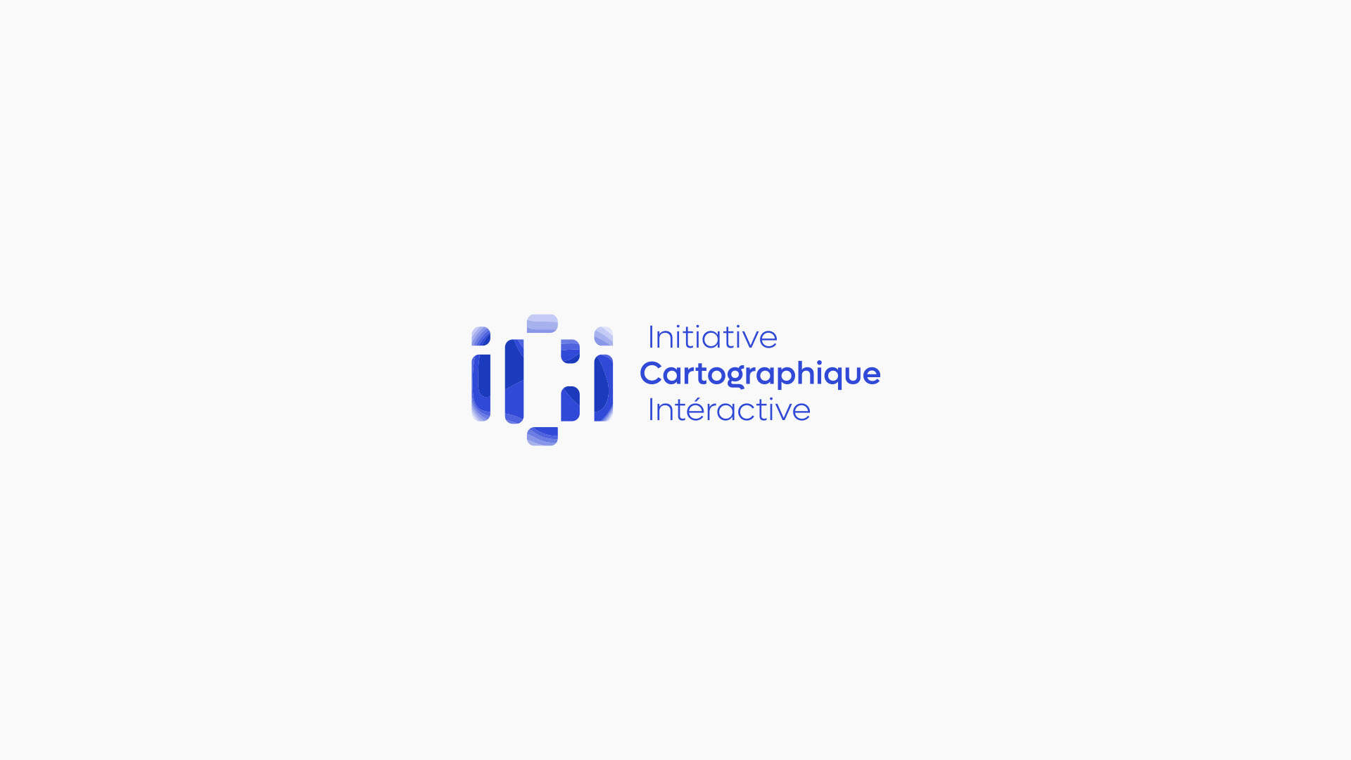 Identité graphique logo du projet ICI Initiative Cartographique Interactive